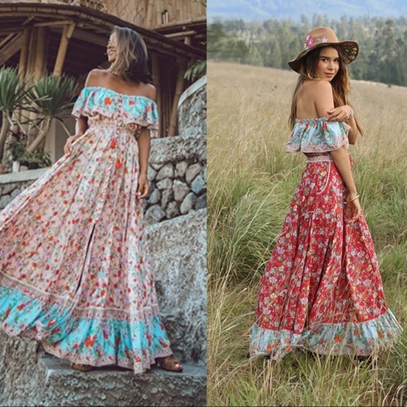Summer Nights Boho Maxi in PINK - Picture 3 of 7